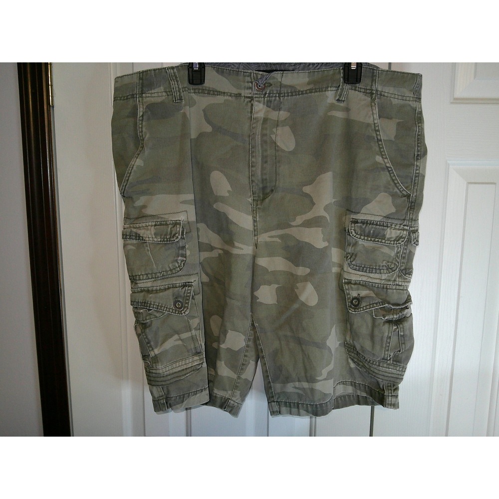 Vintage OP Cargo Shorts Camouflage Outdoor Casual‎ Activewear Mens Size 42